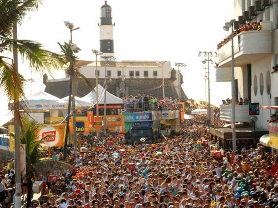 Apartamento Farol Barra Flat Salvador Bagian luar foto